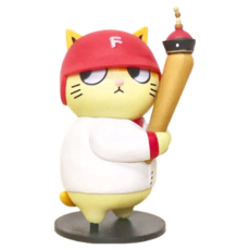 FUMEANCATS 黃阿瑪的後宮生活 後宮棒球隊公仔 7cm 浣腸, 1個
