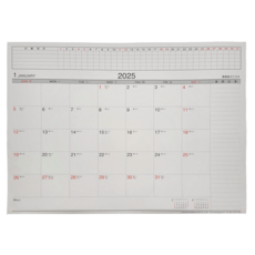 SEASON Paper&Gift 四季紙品禮品 2025年超值四開桌曆, 1個, YM2504