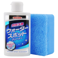 Willson 玻璃油膜水漬去除劑 金剛石粉末混合物配方 125ml 日本製造, 1瓶