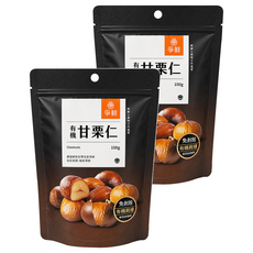 爭鮮 甘栗仁 純素, 100g, 2包