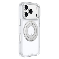 HODA 好貼 柔石 保護殼 iPhone 17 Pro MagSafe 支架 指環 星光白