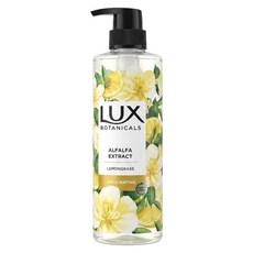 LUX 麗仕 台灣公司貨 植萃香氛沐浴露 檸檬草與麝香, 550g, 1瓶