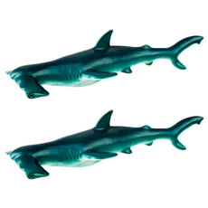 軟膠動物公仔 鎚頭鯊A, 2個