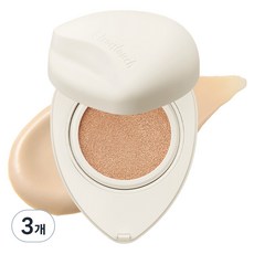 트와터치 하트 매트 커버 쿠션 15g, 17호 아이보리, 3개