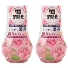 KOBAYASHI 小林製藥 消臭元 浴廁eco容器芳香劑, 仙女玫瑰, 400ml, 2瓶