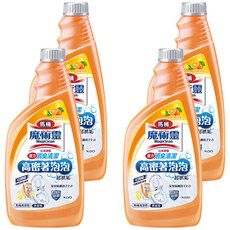 Kao 花王 Magiclean 魔術靈 高密泡馬桶清潔劑 更替瓶, 500ml, 4瓶