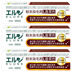 ELUNE 伊露恩 染髮粉劑, LB 栗色, 3支