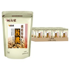 元氣家 烘焙原味核桃, 12個, 200g