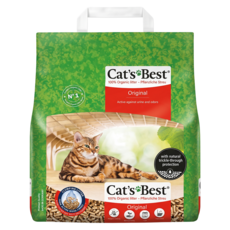 Cat's Best 經典凝結木屑砂 紅標, 1包, 10L, 原味