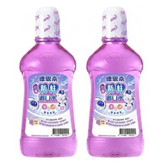 Day and Night 德恩奈 兒童防蛀漱口水 葡萄口味 500ml + 500ml, 1組
