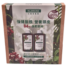 KLORANE 蔻蘿蘭 養髮強韌洗髮精, 400ml, 2瓶