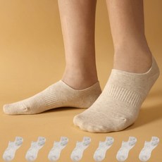 GUNYANGSSICK 女用覆蓋腳背加固隱形襪8雙組