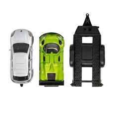 siku 跑車拖車組 3歲以上, 白色 + 綠色 + 黑色, 1盒
