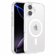 無品牌 智慧型手機 空壓保護殼 手機殼 iPhone 17 6.3吋 Magsafe 磁吸 極抗黃 防摔 透明 廠商品質保證: 15天