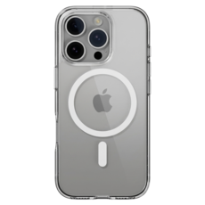 SwitchEasy 魚骨牌 Nude M 手機保護殼 iPhone 16 Pro 軍規防摔 MagSafe Compatible 透明 1個