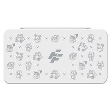 FlashFire 富雷迅 switch 遊戲卡24片磁吸收納盒, 單一商品, 白色, 1個