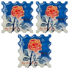 CARD LOVER 信的戀人 壓克力夾子 夜嗅薔薇, 3個
