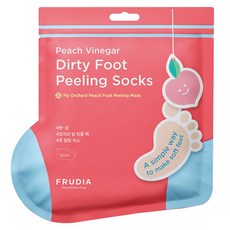 FRUDIA 台灣公司貨 給足面子 桃氣3D嫩足膜, 40g, 1雙, 1包