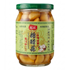 龍宏 糖醋蒜, 380g, 1罐