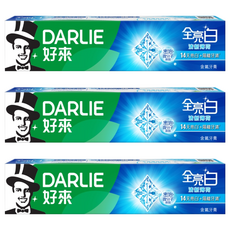 DARLIE 好來 全亮白牙膏 清新薄荷, 140g, 3條