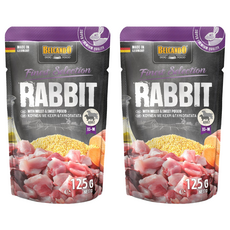 BELCANDO 柏肯特 成犬主食鮮肉包, 兔肉, 125g, 2包
