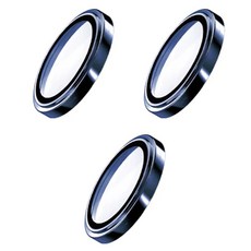 imos 藍寶石鏡頭保護鏡 不鏽鋼材質 藍色 3顆, 1套