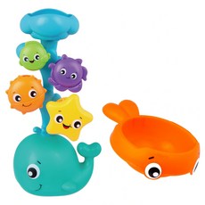 playgro 培高 鯨魚寶寶水車玩具, 混和顏色, 1組