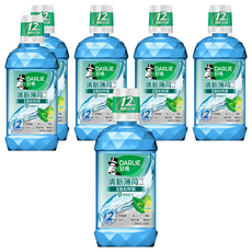 DARLIE 好來 無酒精 清新薄荷漱口水, 500ml, 6瓶