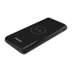 PHILIPS 飛利浦 無線充電行動電源 148 x 69 x 16.5mm 242g, DLP9520C, 黑色