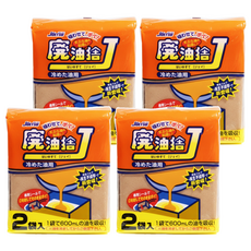 SHIMOYAMA 日本製進口廢油處理袋 2個入, 4入