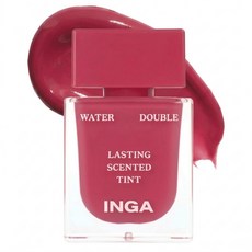 INGA Cosmetics 水感雙效持色香氛唇釉 4.3g, 晚香玉粉, 1個