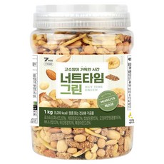 TODAY NUT 堅果時間綜合堅果罐 綠色, 1kg, 1罐