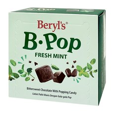 Beryl's 跳跳糖苦甜巧克力 薄荷味 添加植物油, 50g, 1盒