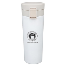 FANCY LIFE 經典保溫咖啡杯, 白色, 480ml, 1個