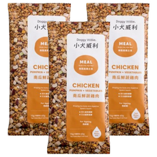 Doggy Willie 小犬威利 犬用 乾飼料, 南瓜鮮蔬雞肉, 15g, 3包