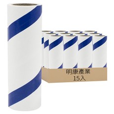 明康產業 斜撕式除塵滾筒補充包, 15入