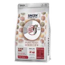 SINGEN 信元發育寶 鮮嫩三品 全年齡貓糧 貓用, 300g, 1包