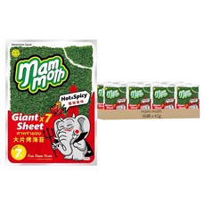 mam moth MM象 泰式烤海苔 酷辣香味, 42g, 36袋