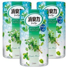 ST 雞仔牌 浴廁消臭力, 400ml, 3罐, 蘋果薄荷