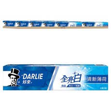 DARLIE 好來 全亮白牙膏 清新薄荷, 140g, 10條