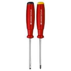 PB SWISS TOOLS 軟柄起子 100mm CN-2入組 +PH0 -1, 1組