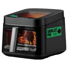Stetz Smoky Jet Pro 氣炸鍋視窗 6.5L, 黑色, AF-FE6513-A