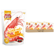 ZEn ZEn 吉珍 大馬讚讚來蝦片 鹹蛋味, 70g, 24包