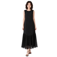 ZAN ZAN 冉冉 無袖下擺拚接洋裝
