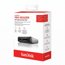 SanDisk 晟碟 PRO-READER SD Express 雙卡讀卡機, 1個, 灰色, SDDR-A451-GNPNN