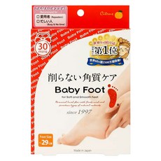 Baby Foot 寶貝腳 3D立體足膜 30分鐘快速版 M 柑桔清香, 35ml, 1雙, 1盒