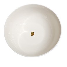 新食器純白8'湯碗, 白色, 1個