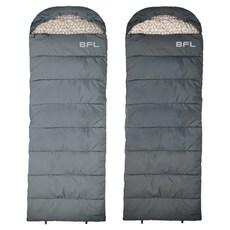 韓國 BUFFALO 拉米睡袋 2件組, 1套, 淺灰色 + 深灰色
