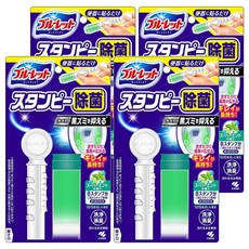 KOBAYASHI 小林製藥 BLUELET 馬桶清潔芳香凍 薄荷綠, 28g, 4組