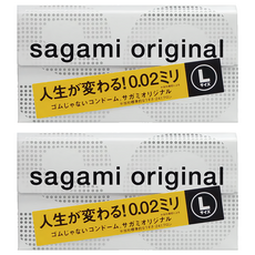 SAGAMI 相模 超激薄保險套 L 0.02mm, 2盒, 12個